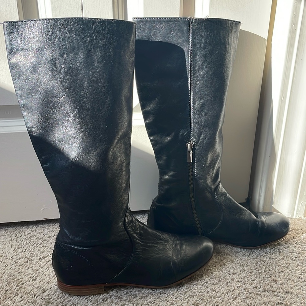FRYE Jillian Pull On Leather Boots